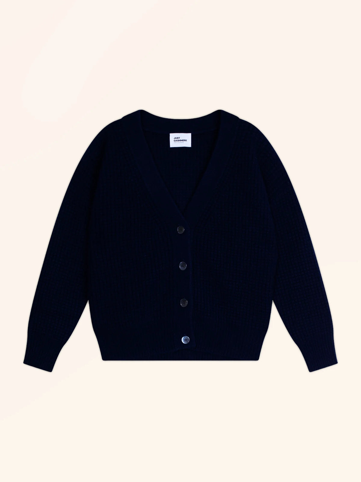 CHODRAK Cardigan Col V 8 Fils Bleu Marine