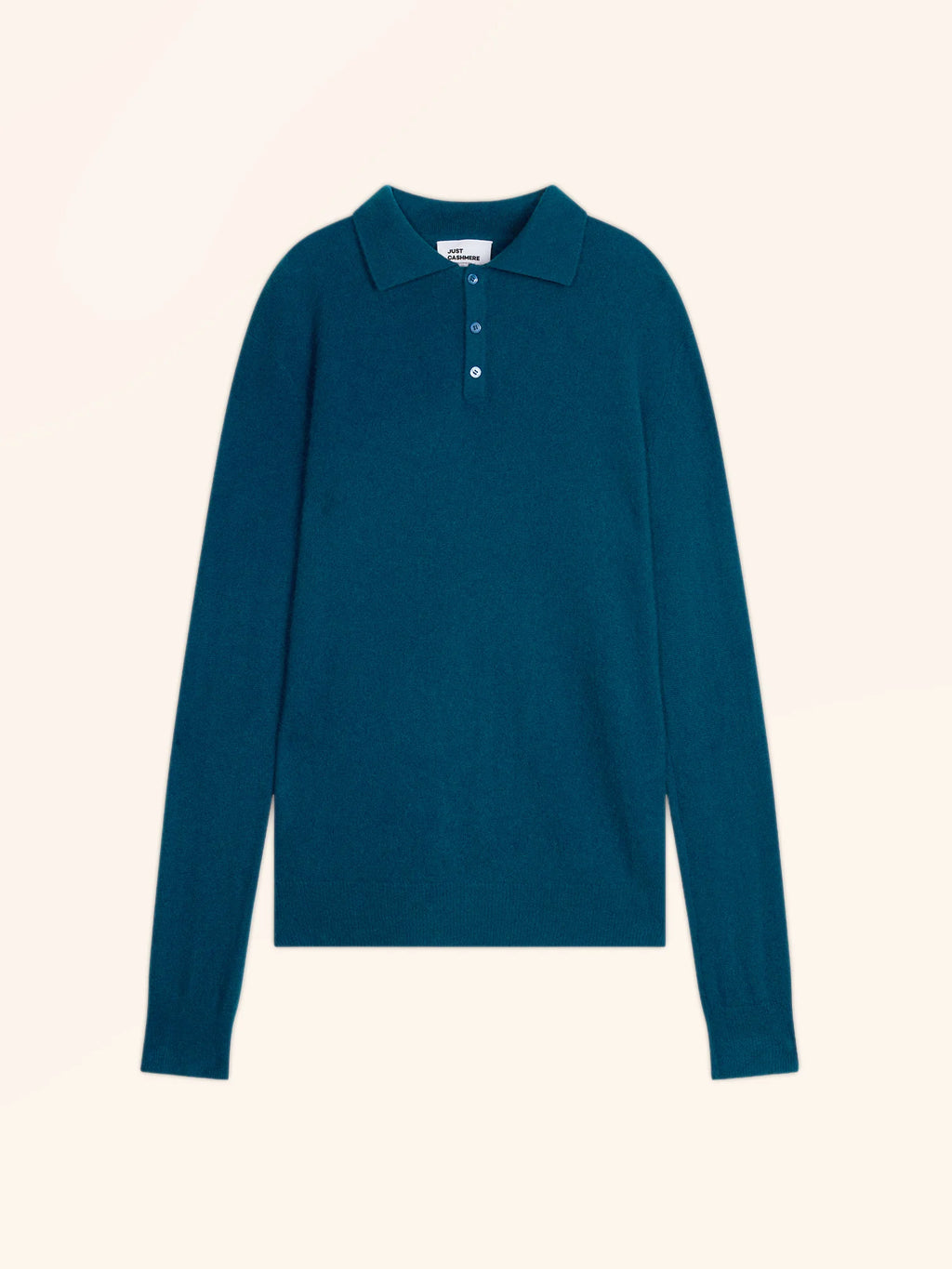 DOUGLAS polo manches longues paon