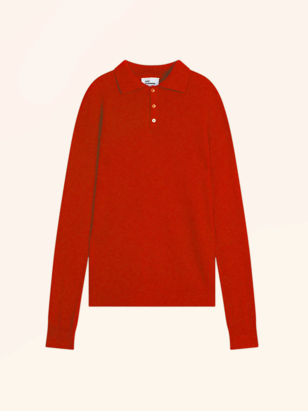 DOUGLAS Polo Manches Longues Tomate