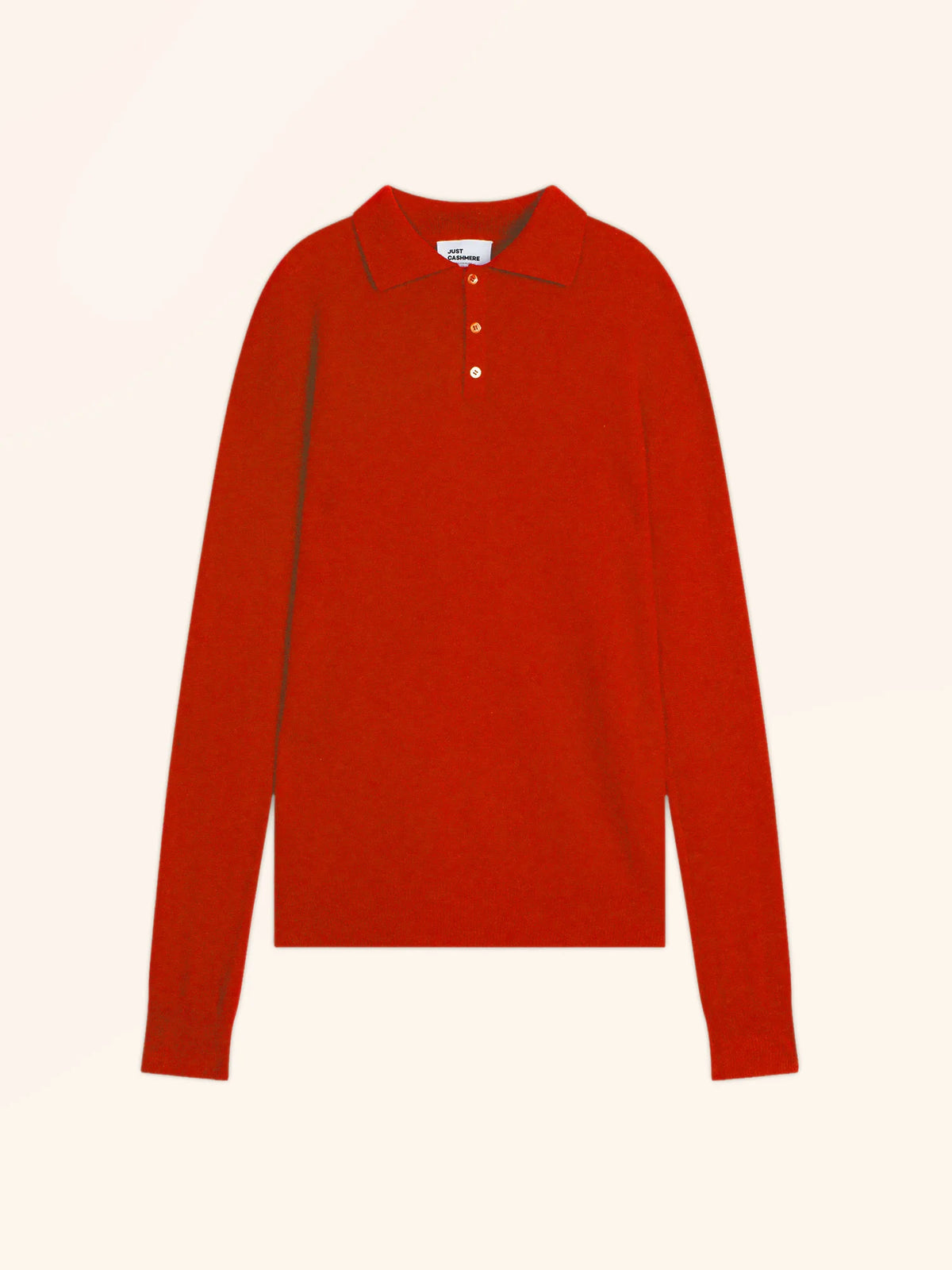 DOUGLAS Polo Manches Longues Tomate