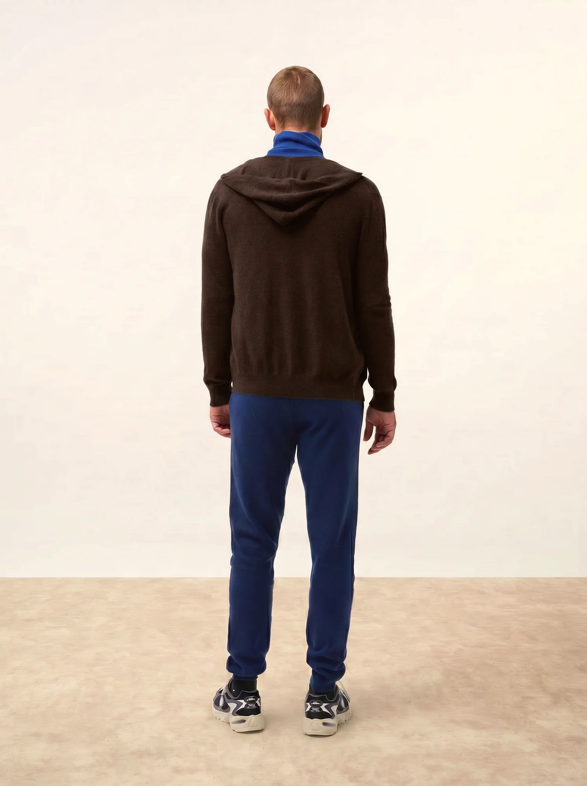 ELLIOT Gilet Zippé Capuche Café