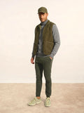 ELLIOT Gilet Zippé Capuche Gris Souris Chiné