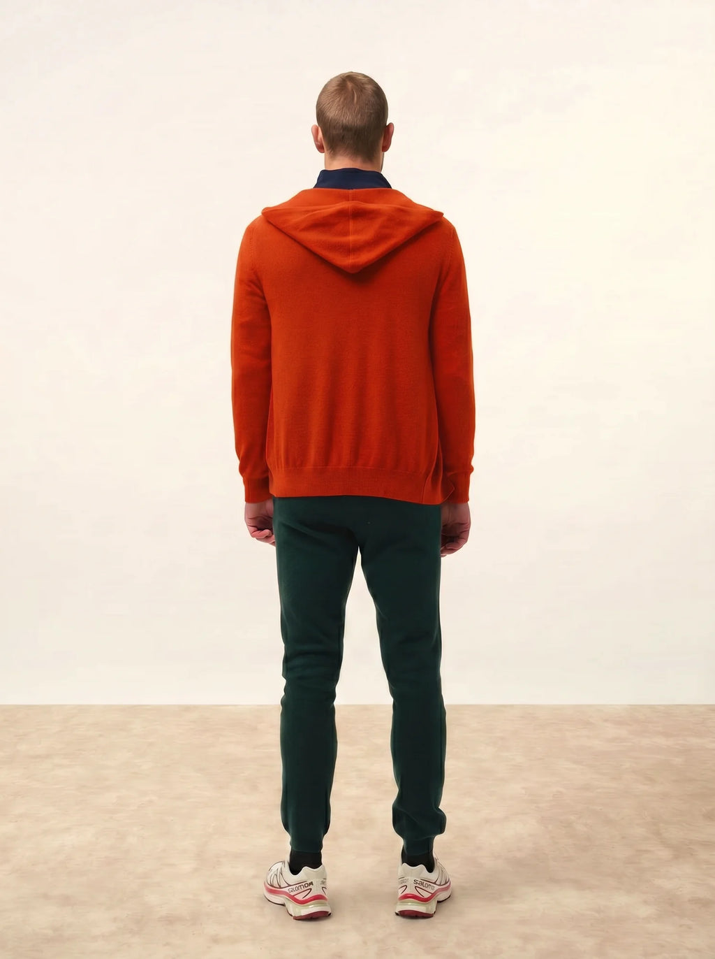 ELLIOT Gilet Zippé Capuche Tomate