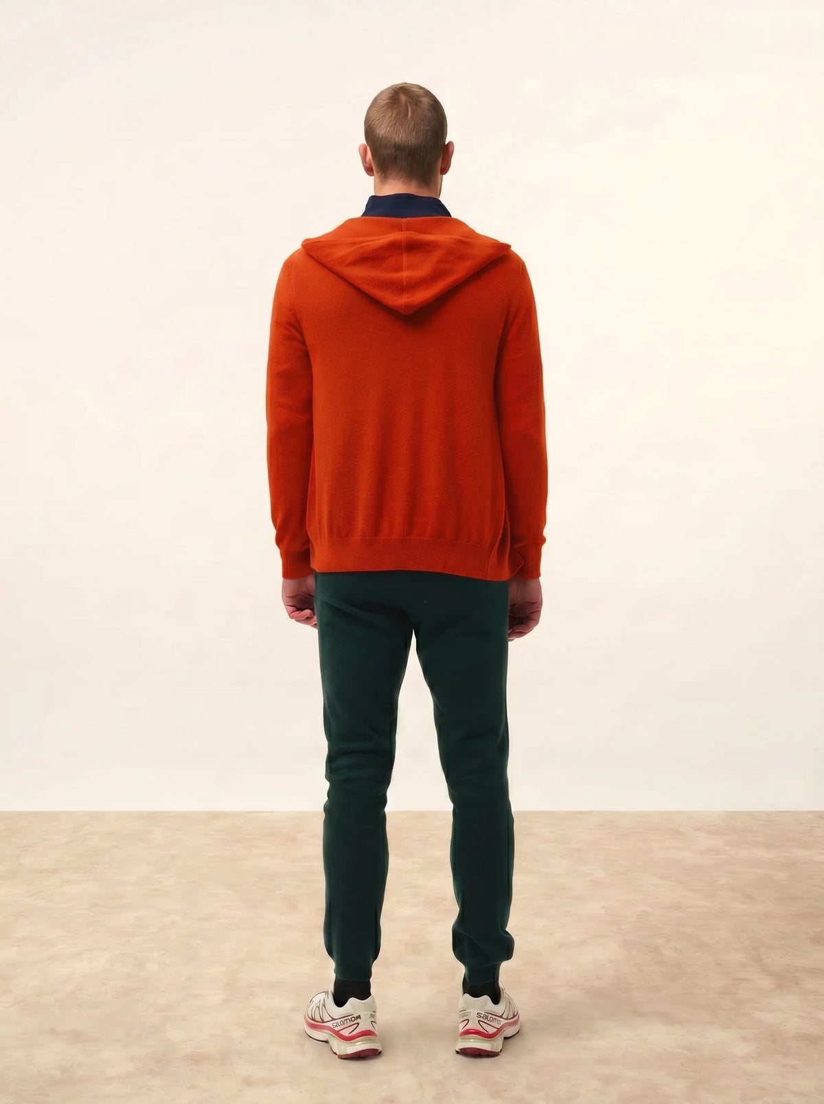 ELLIOT Gilet Zippé Capuche Tomate