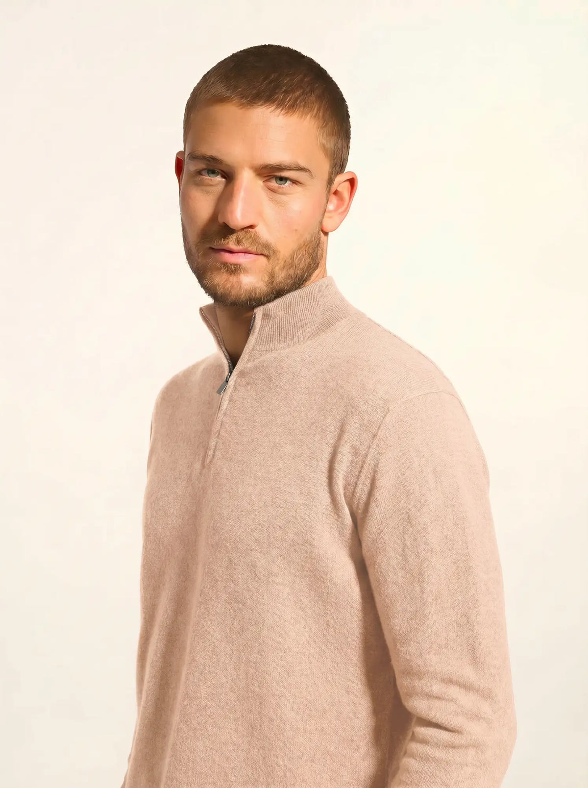 NOUR Pull Camionneur Beige
