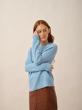 FRIO Sweater Crew Neck 4 Ply Inca Blue