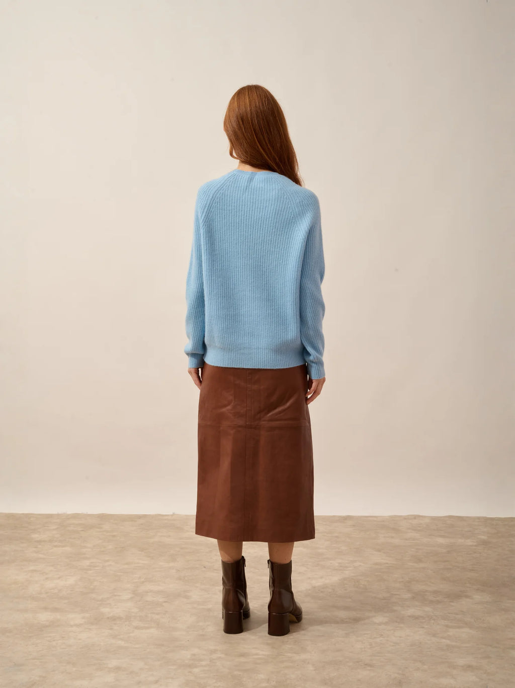 FRIO Sweater Crew Neck 4 Ply Inca Blue