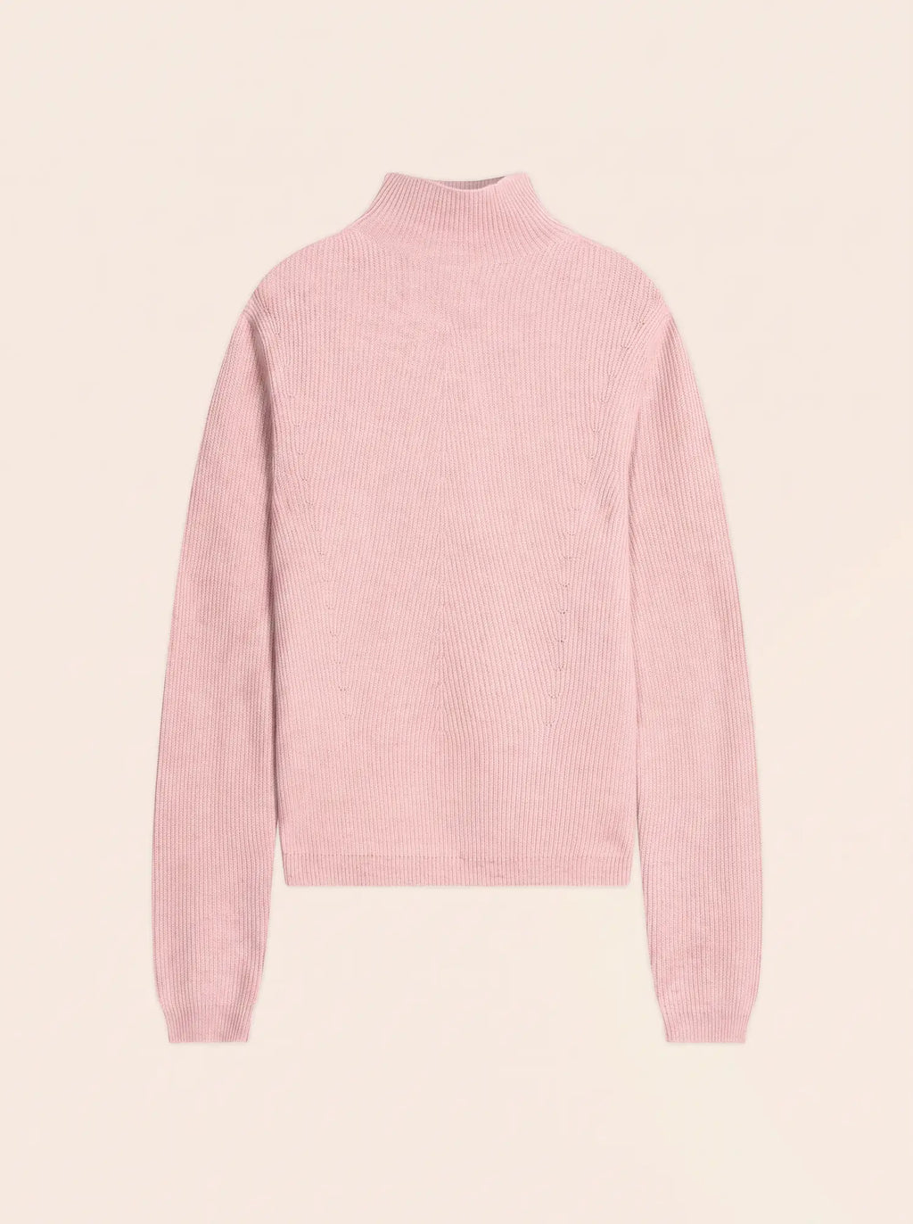 CAMILA Pullover Stehkragen Babyrosa