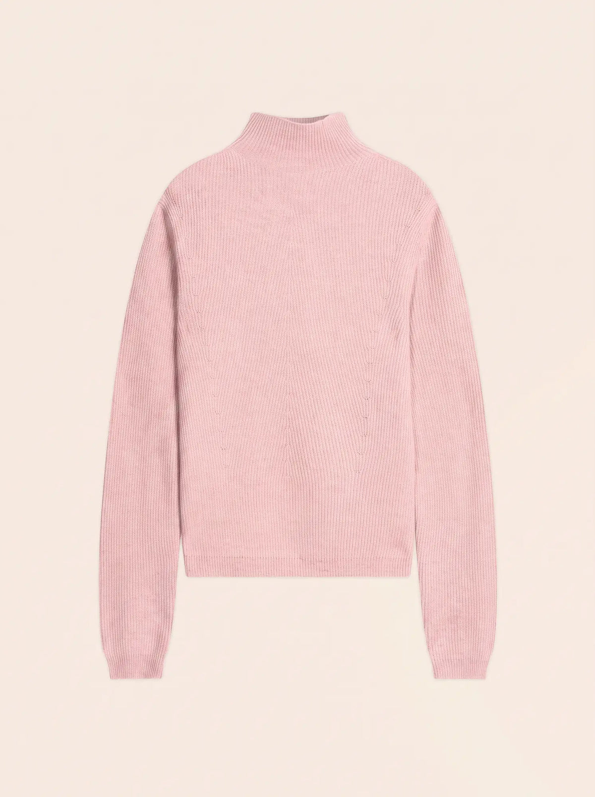 CAMILA Pullover Stehkragen Babyrosa