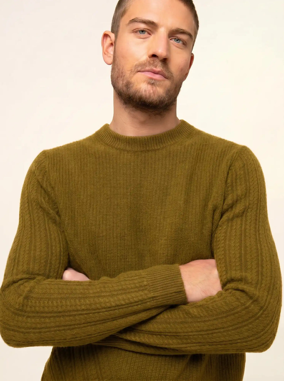 LUKKA Sweater Crew Neck 4 Ply Gold