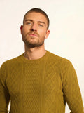 THURID Sweater Crew Neck 4 Ply Gold
