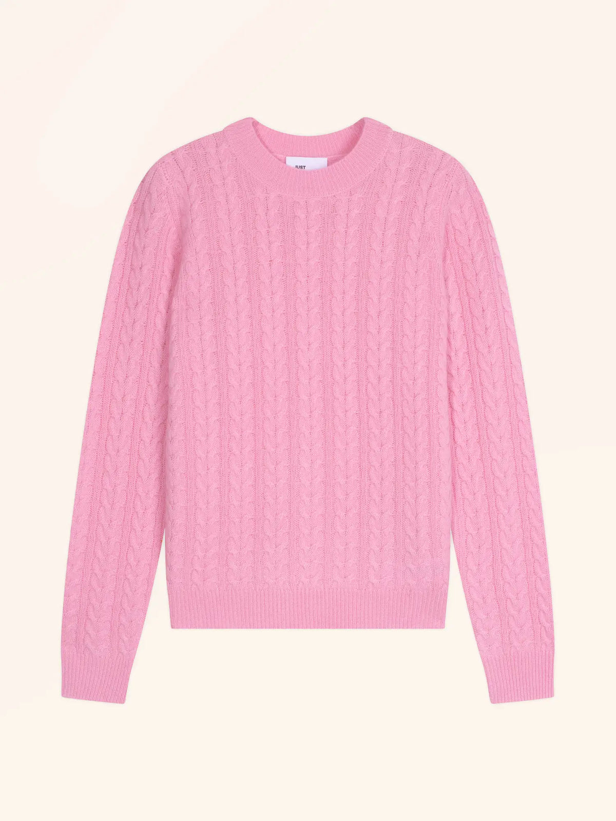 ALICE Pull Col Rond 4 Fils Dragée
