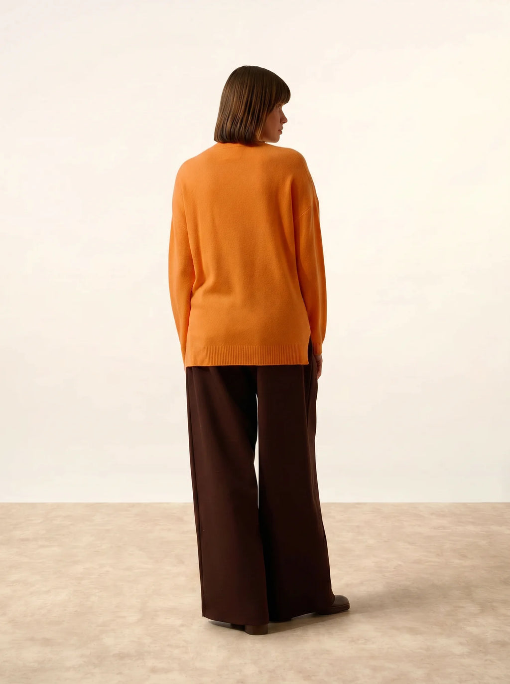 JOSPE Pullover Rundhalsausschnitt Melone