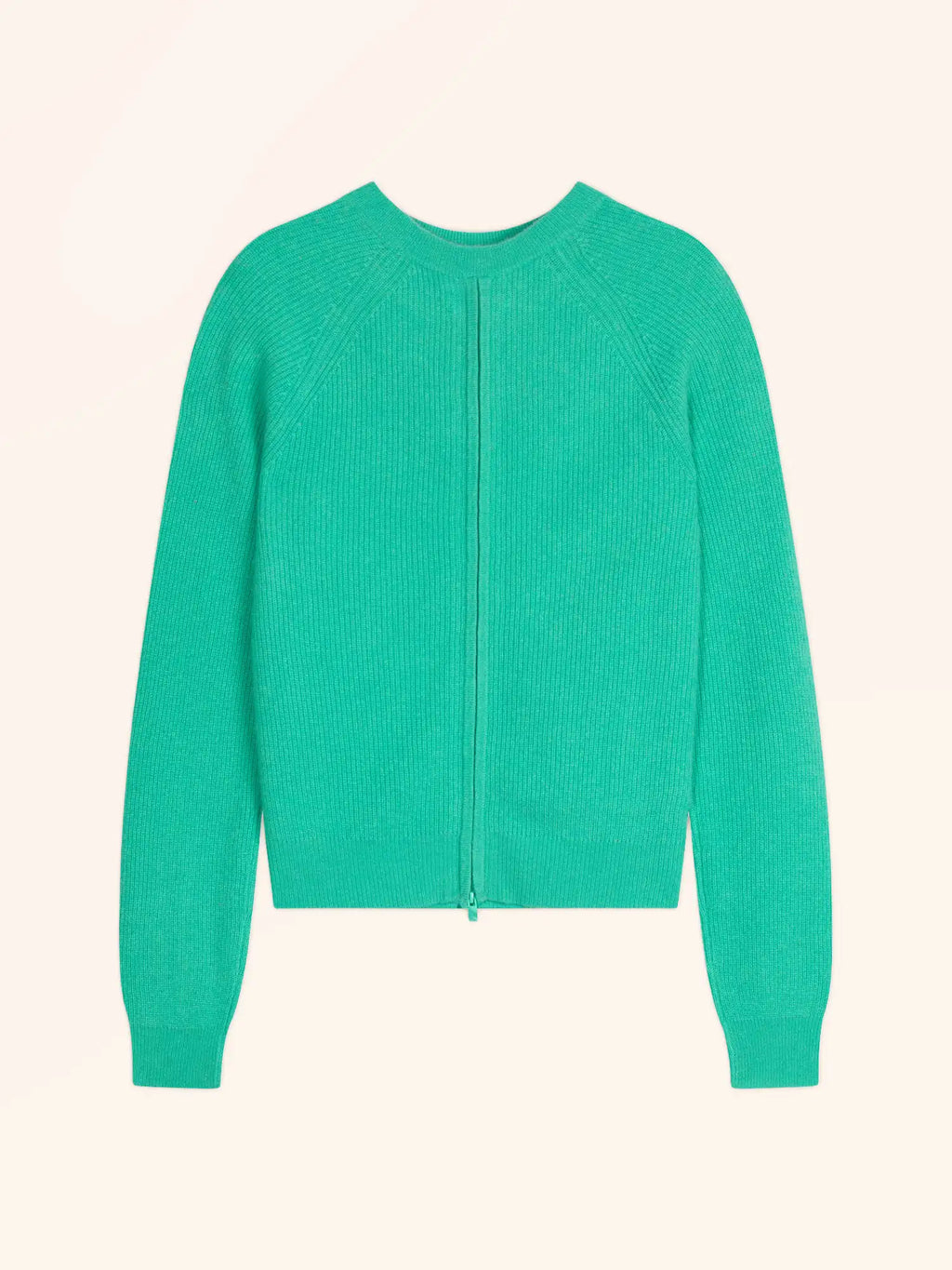 JONA Sweater Crew Neck Zipped Back Jungle