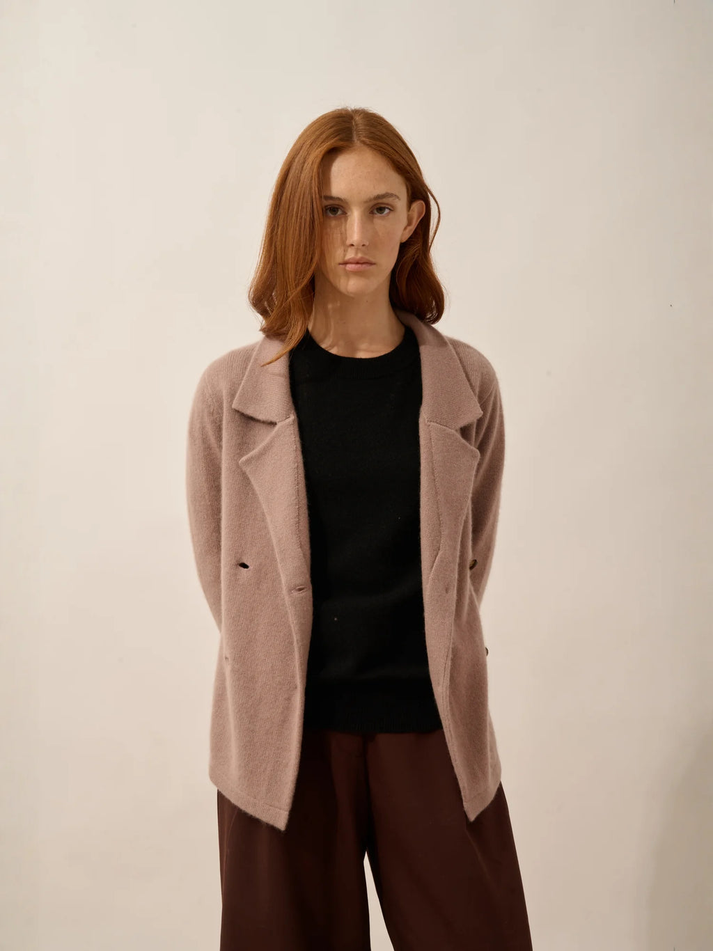CHLOE Veste Boutonnée Col Tailleur 4 Fils Cuivre
