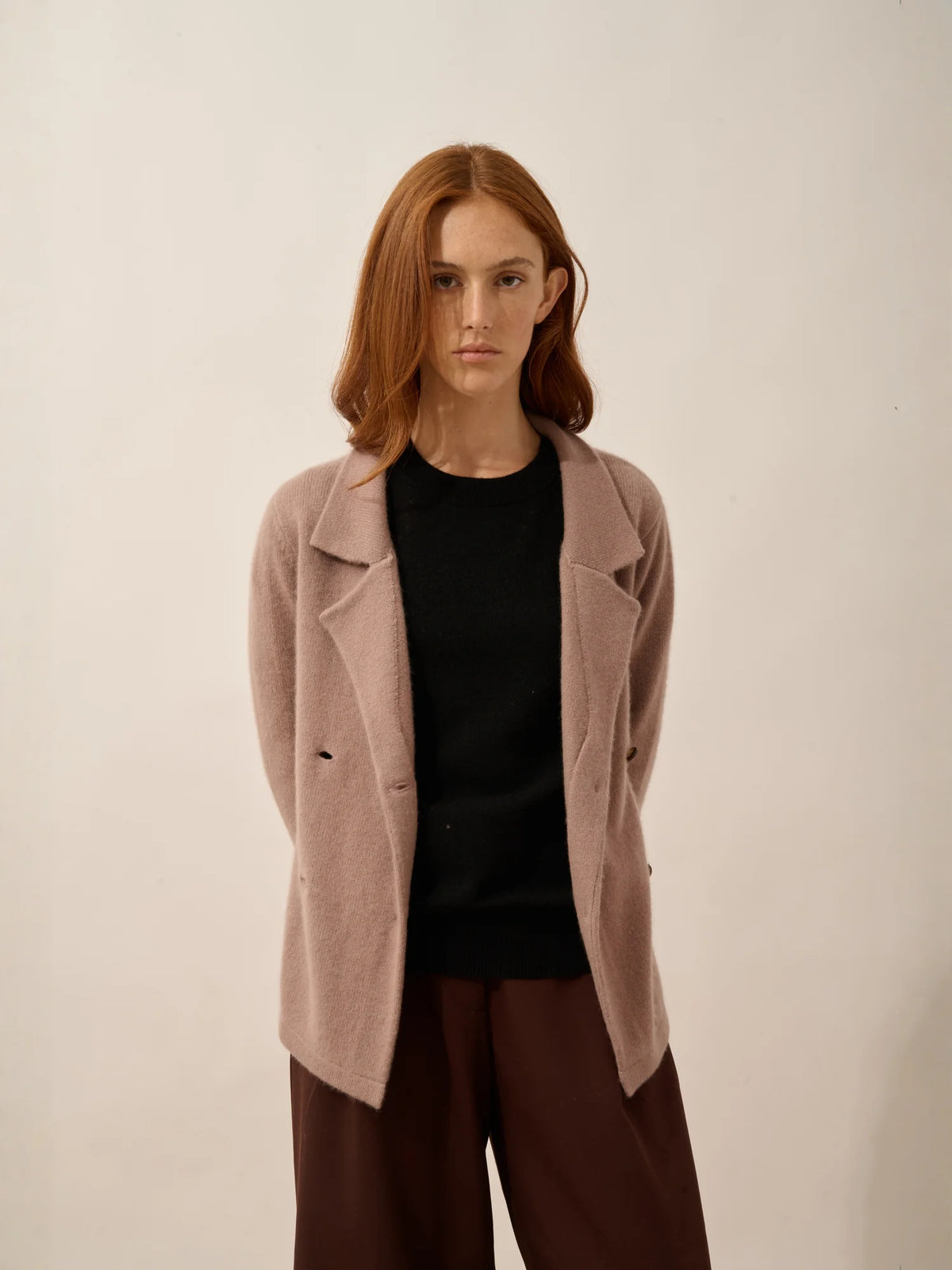 CHLOE Veste Boutonnée Col Tailleur 4 Fils Cuivre