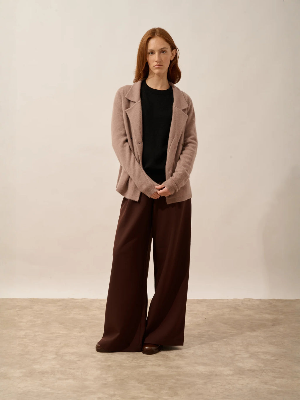 CHLOE Veste Boutonnée Col Tailleur 4 Fils Cuivre