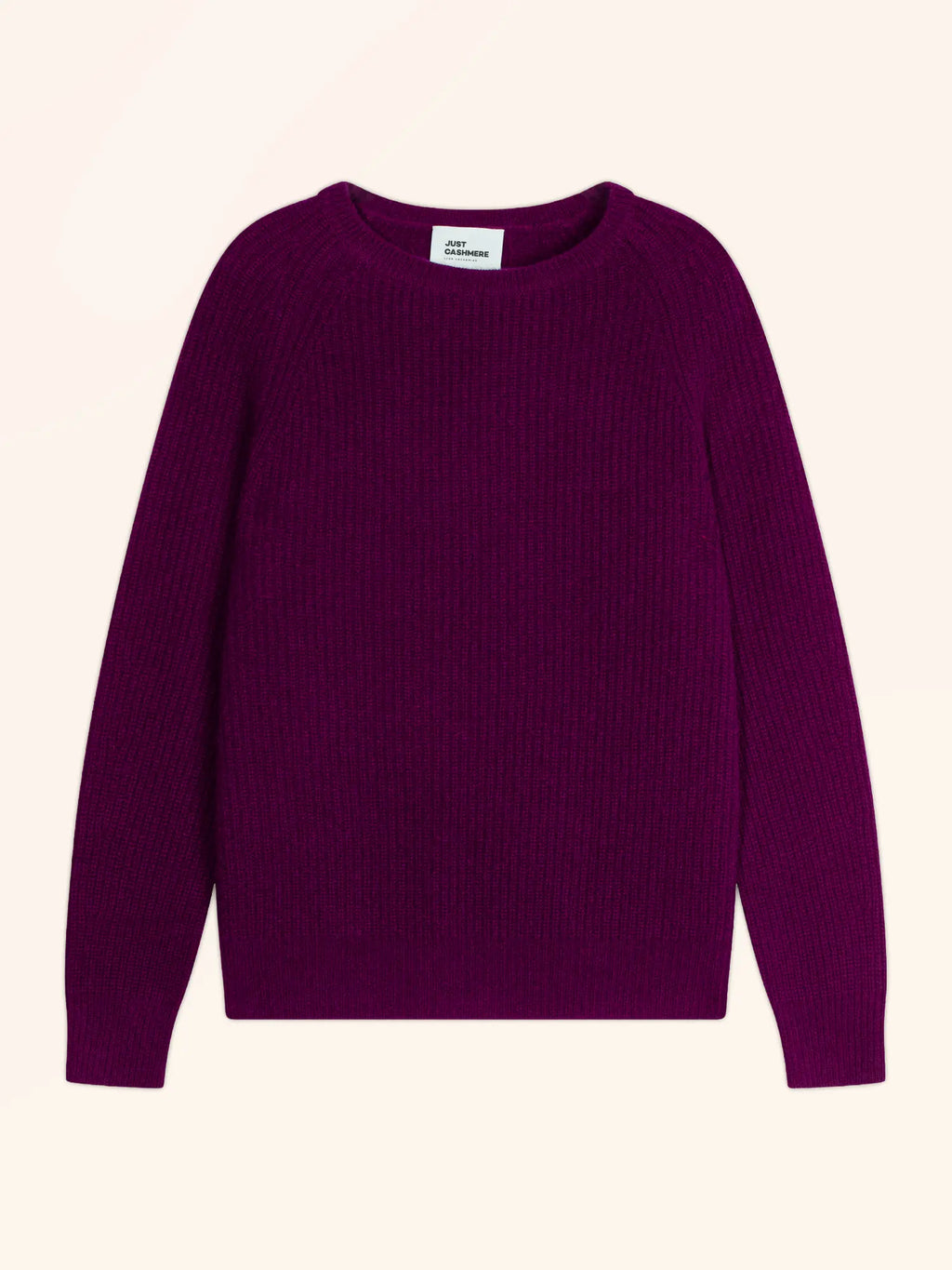 FRIO Pullover Rundhalsausschnitt 4-fädig Pflaumenblau
