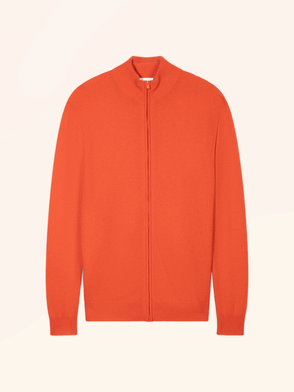 ALAN gilet zippé col montant orange