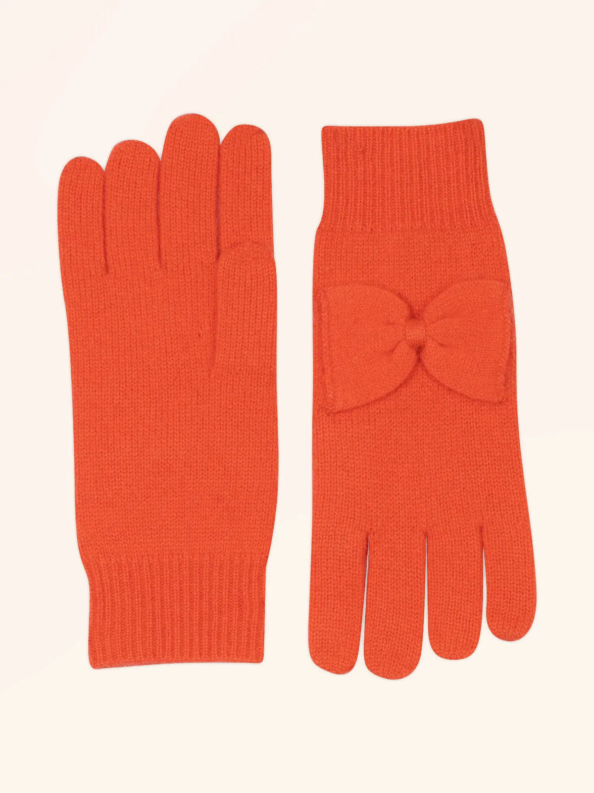 LUCY gants 4 fils orange