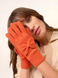 LUCY gants 4 fils orange