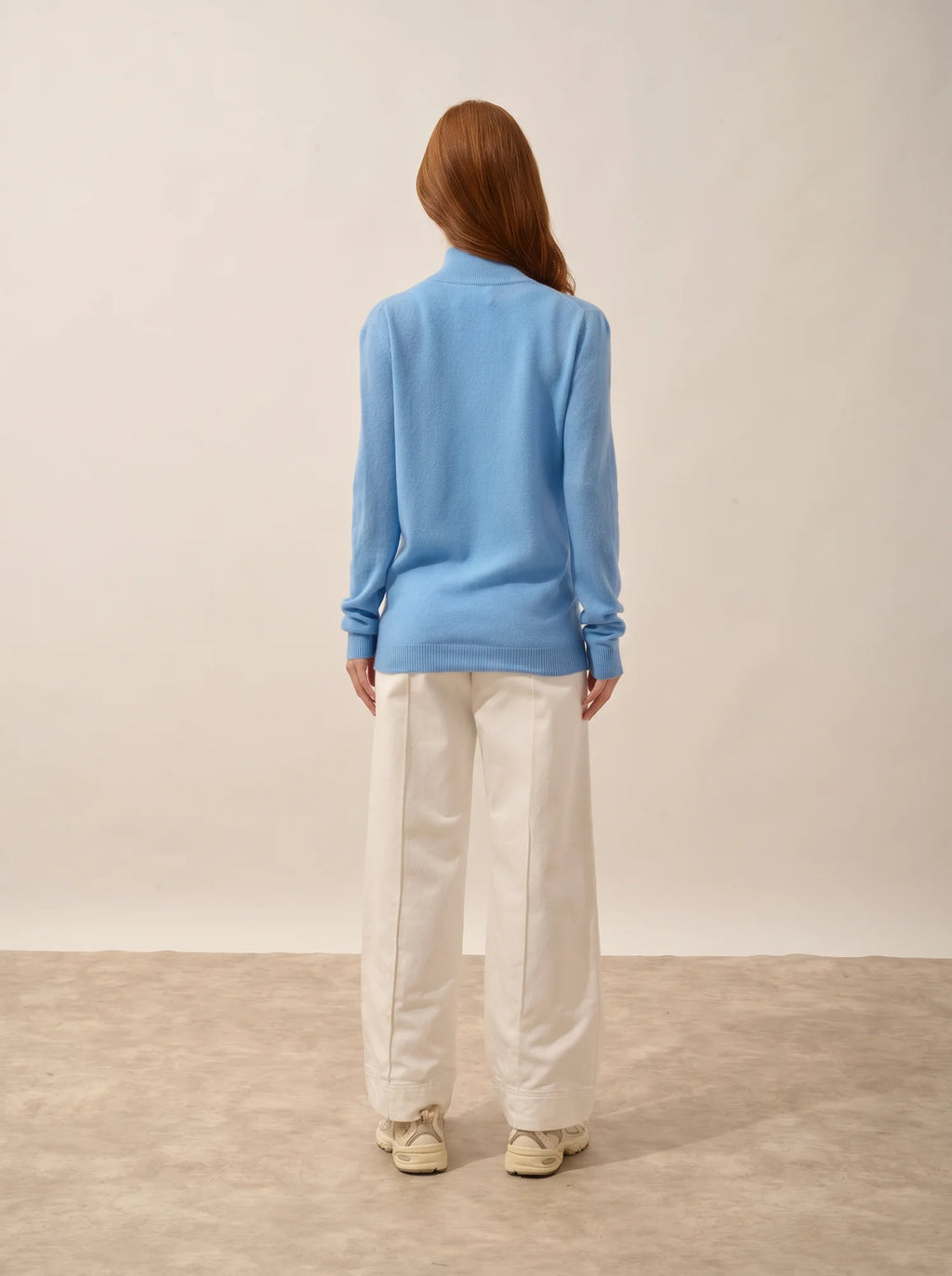 AYR Gilet Zippé Col Montant Bleu Bébé