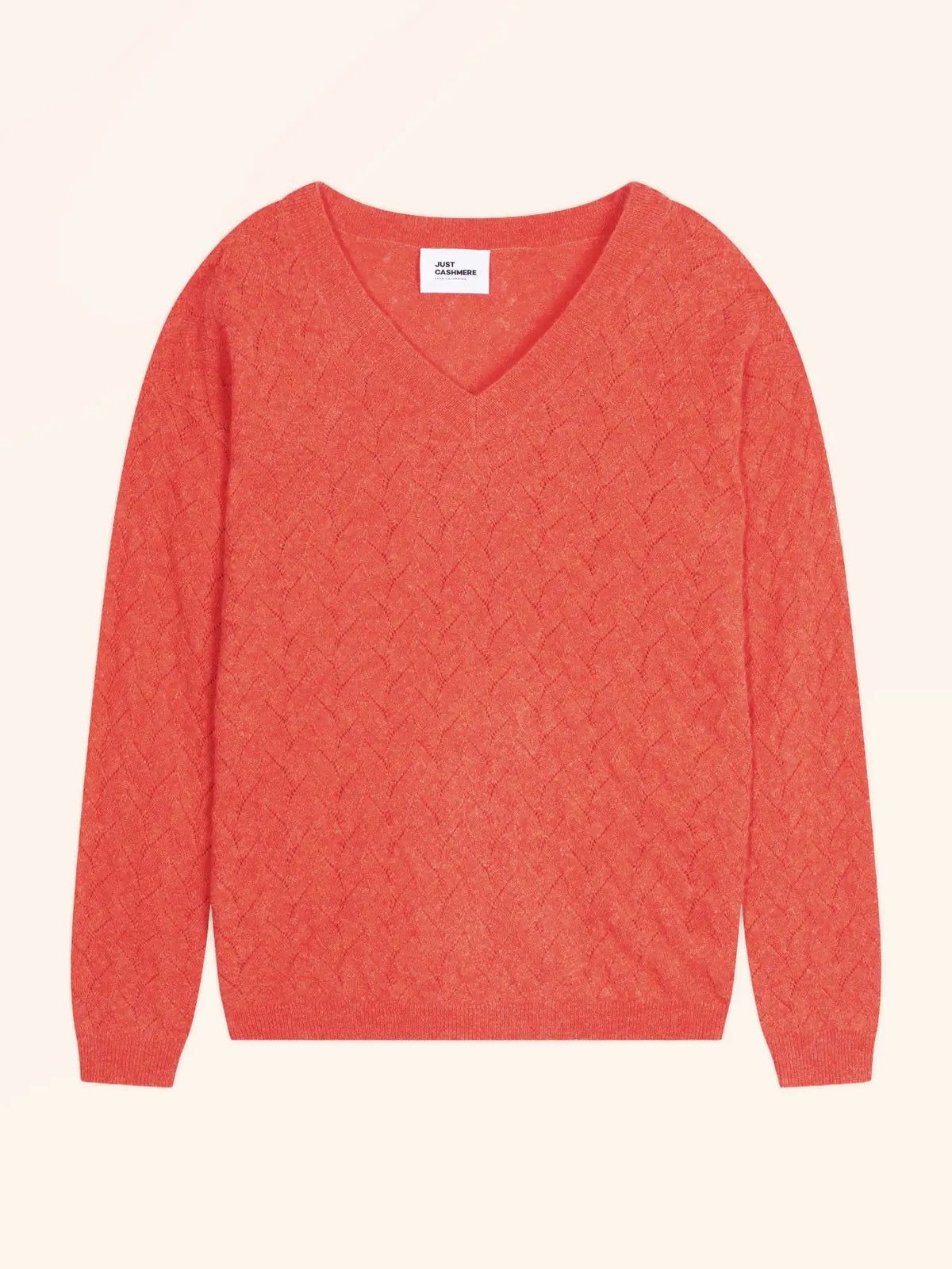VIREON Sweater V-Neck Heather Orange