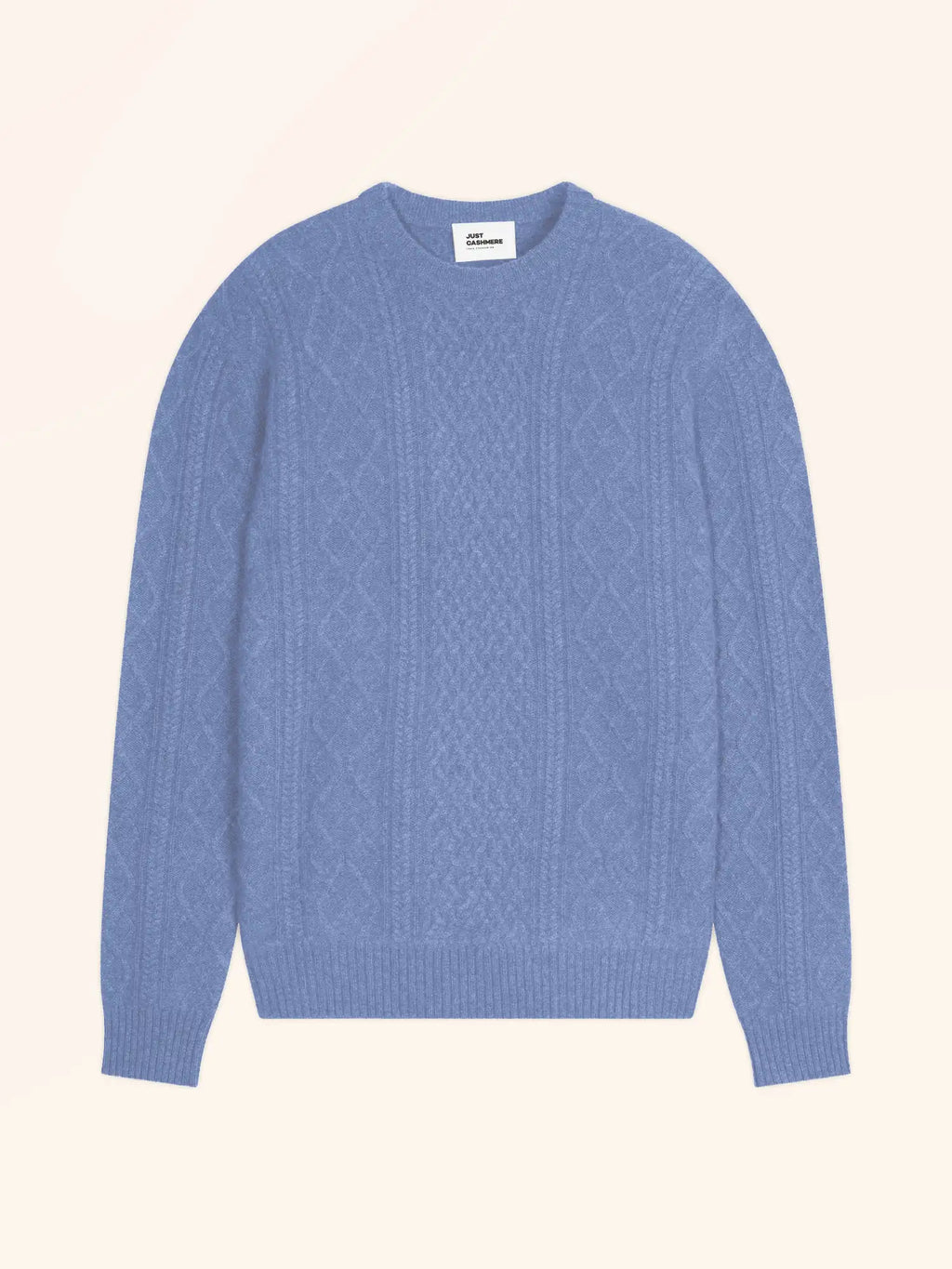 THURID Sweater Crew Neck 4 Ply Heather Sky
