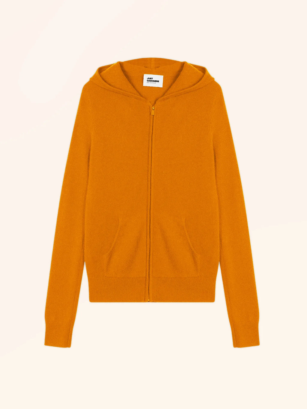 DEBBIE Gilet Zippé Capuche Ocre