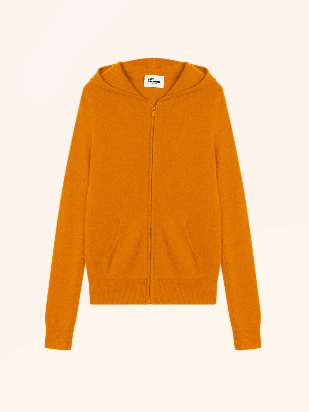 DEBBIE Gilet Zippé Capuche Ocre