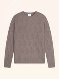 FENEL Sweater Crew Neck 6 Ply Heather Caribou