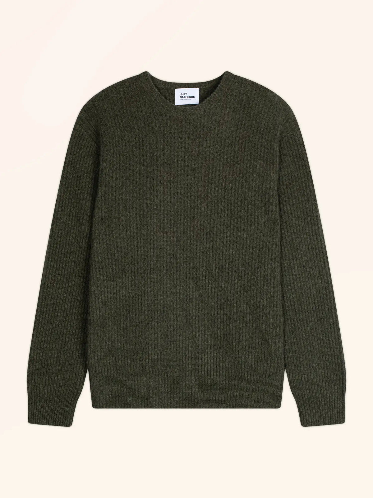 NASH Sweater Crew Neck 4 Ply Heather Army Green