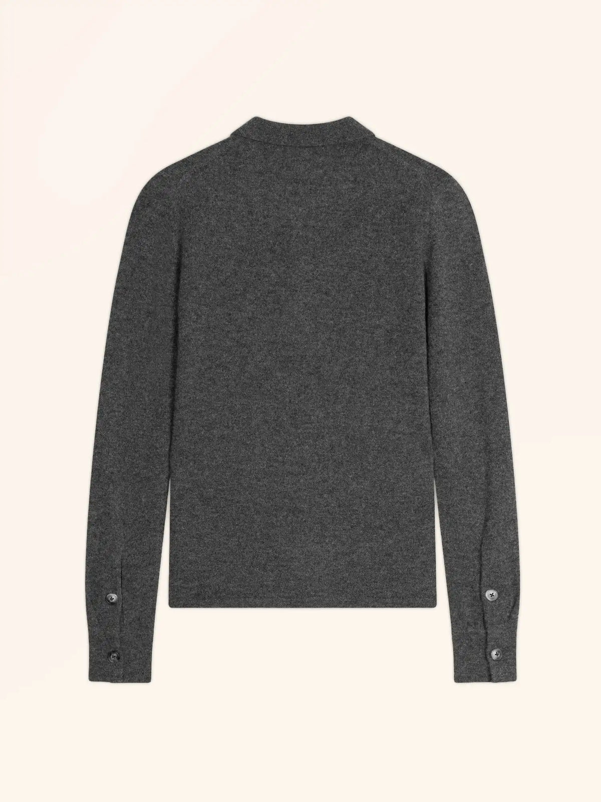VIOLETTE Polo Anthracite Chiné
