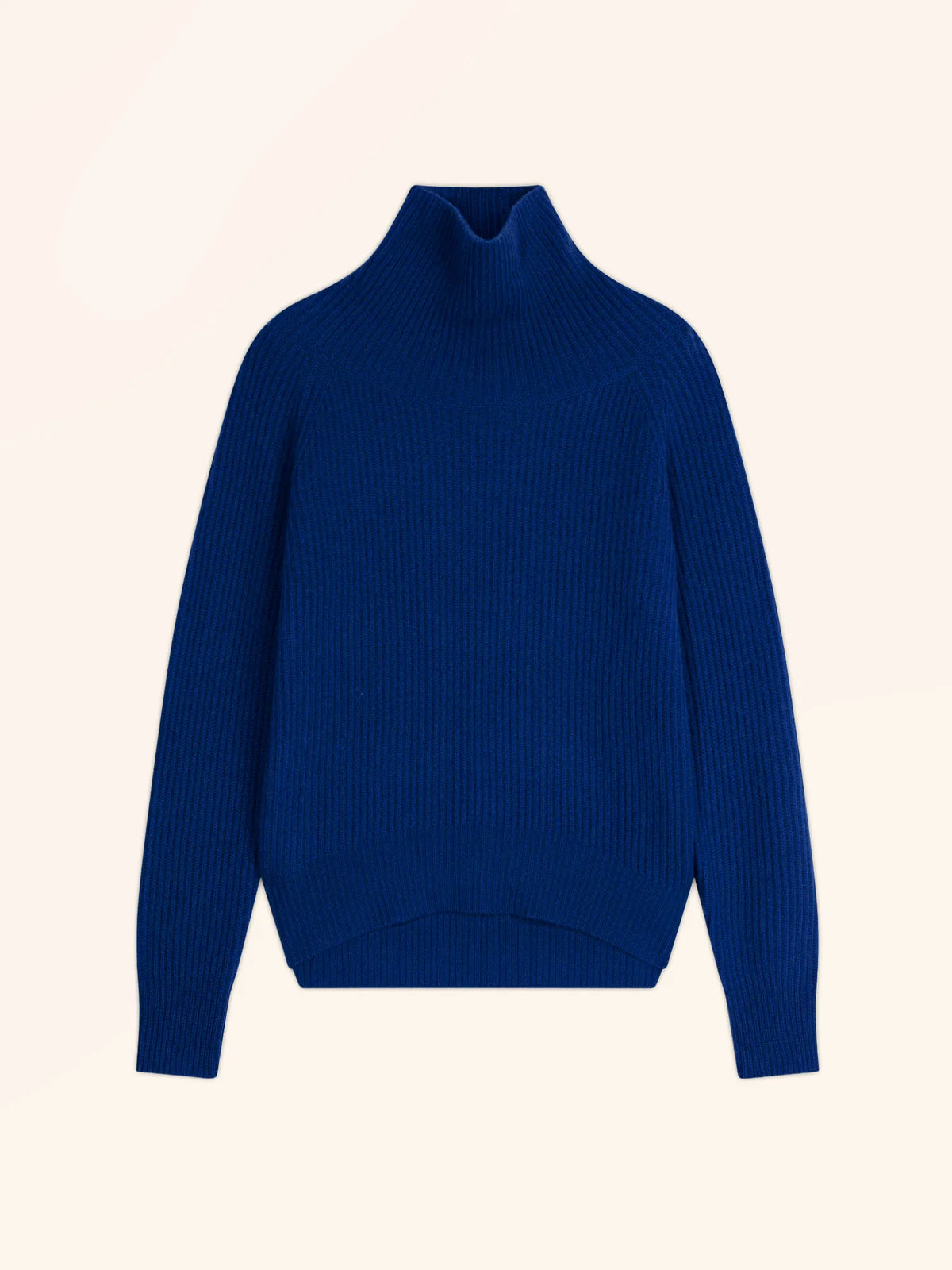 TAYLOR Sweater Mock Neck 4 Ply Ultramarine