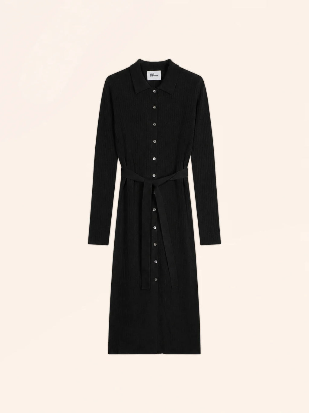 DORY Robe Col Polo Noir