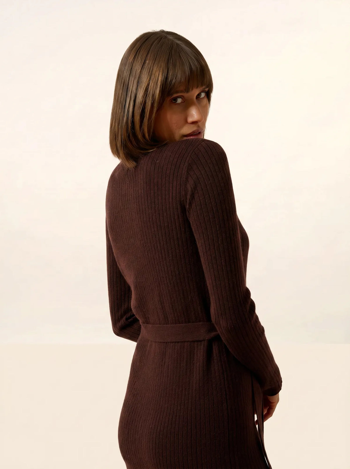 DORY Robe Col Polo Choco