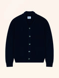 PAUL Strickjacke Schalkragen 4-fädig Marineblau