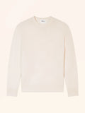THALEN pull col rond 4 fils neige