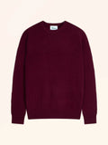THALEN Pull Col Rond 4 Fils Bordeaux