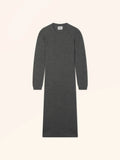 HELENA Dress Crew Neck Heather Charcoal