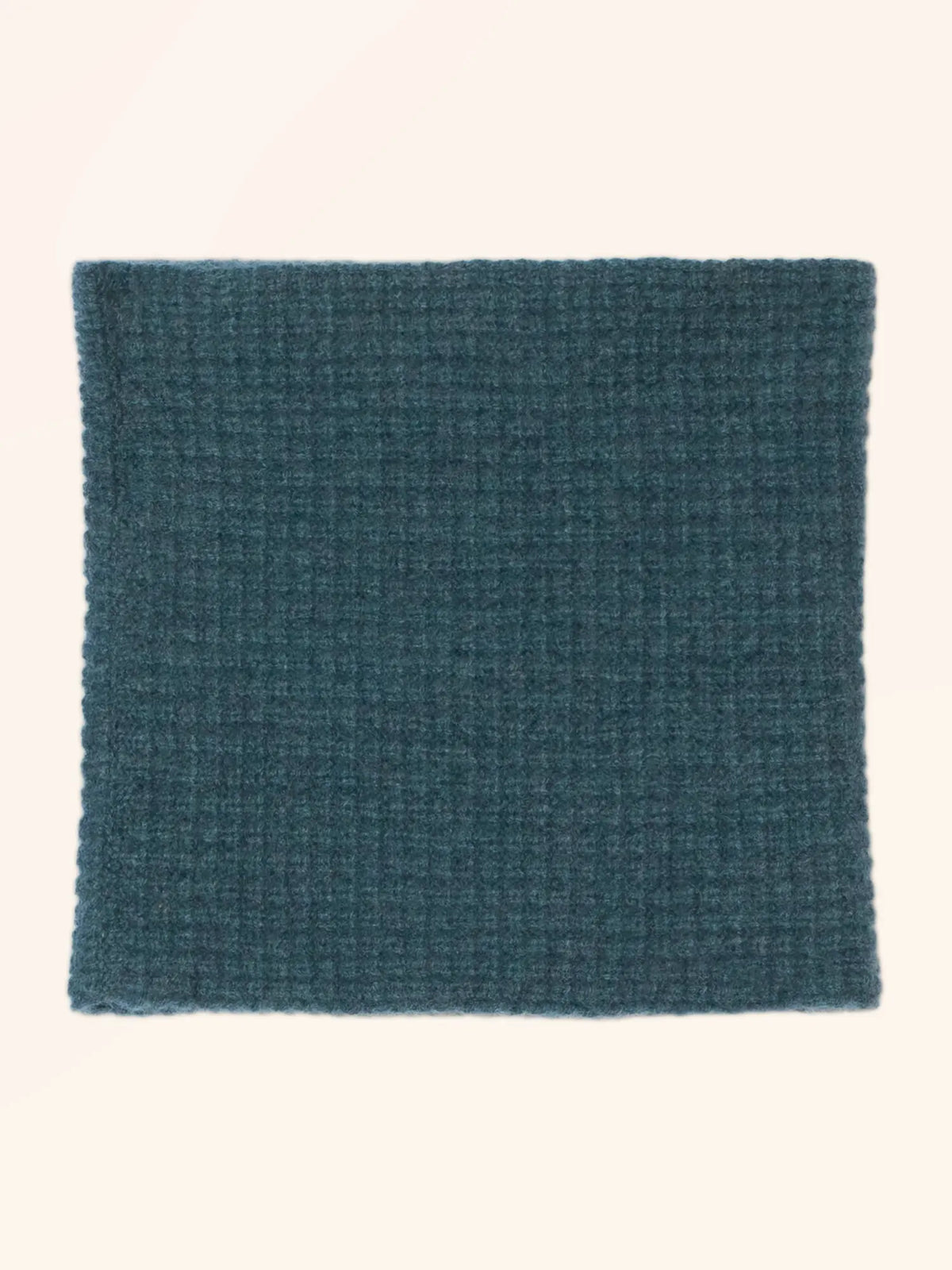 LENN Neck Warmer 4 Ply Heather Teal Green