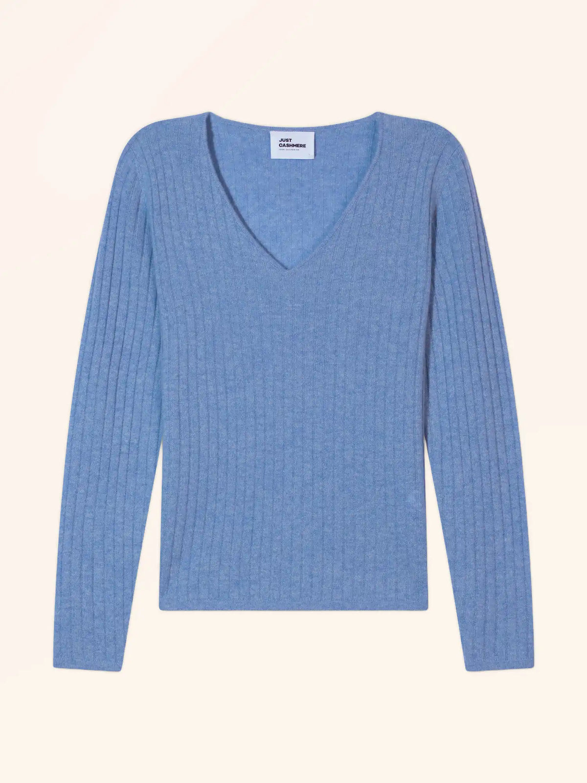 ROSA Pullover V-Ausschnitt Himmelblau