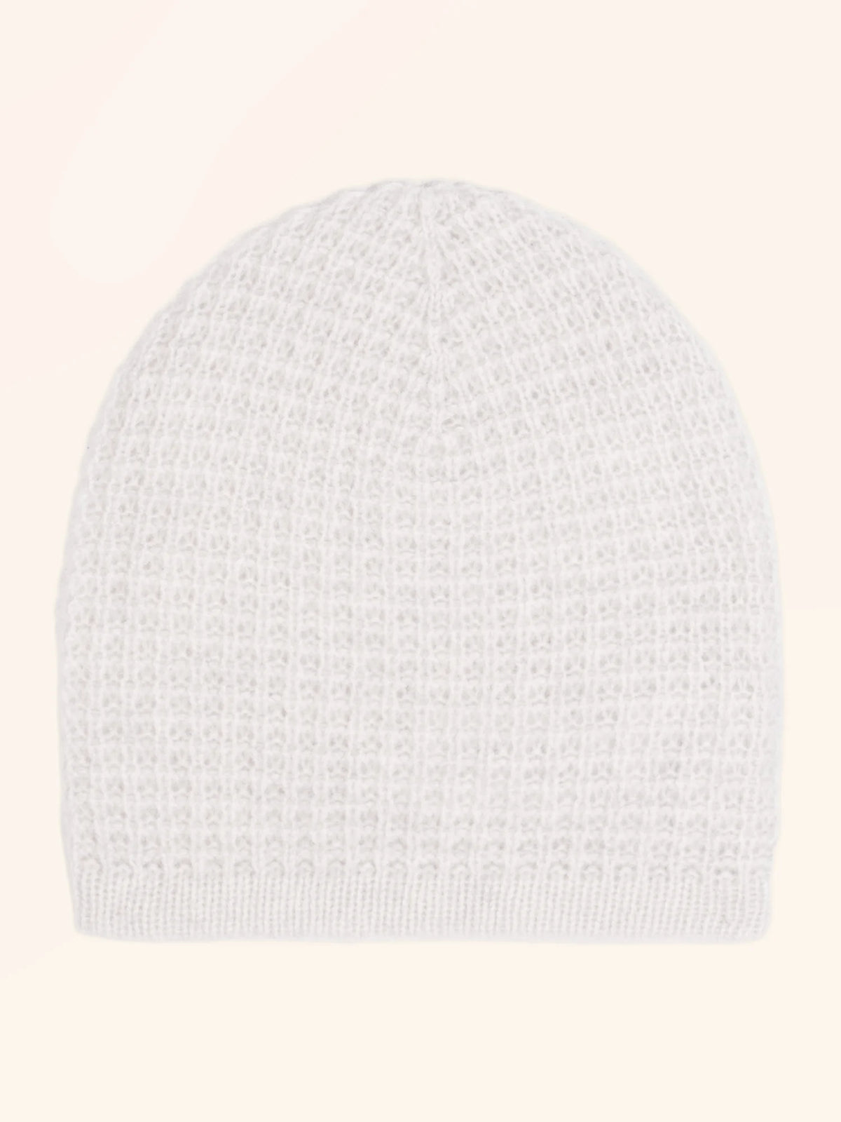 RAUL Beanie 6 Ply Heather White