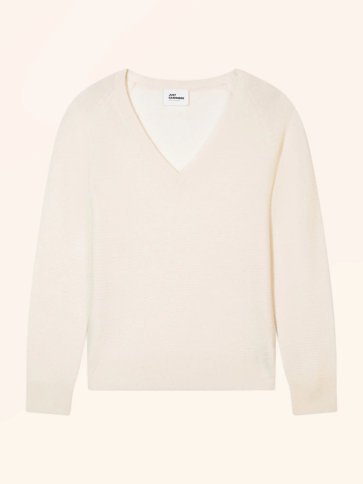 FREYA Pullover V-Ausschnitt Elfenbein