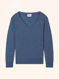 FREYA Pullover V-Ausschnitt Denimblau