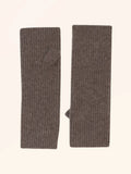 ALEJANDRA Fingerlose Handschuhe 4-fädig Taupe meliert