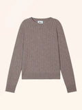 JESSICA Pull Col Rond Caribou Chiné