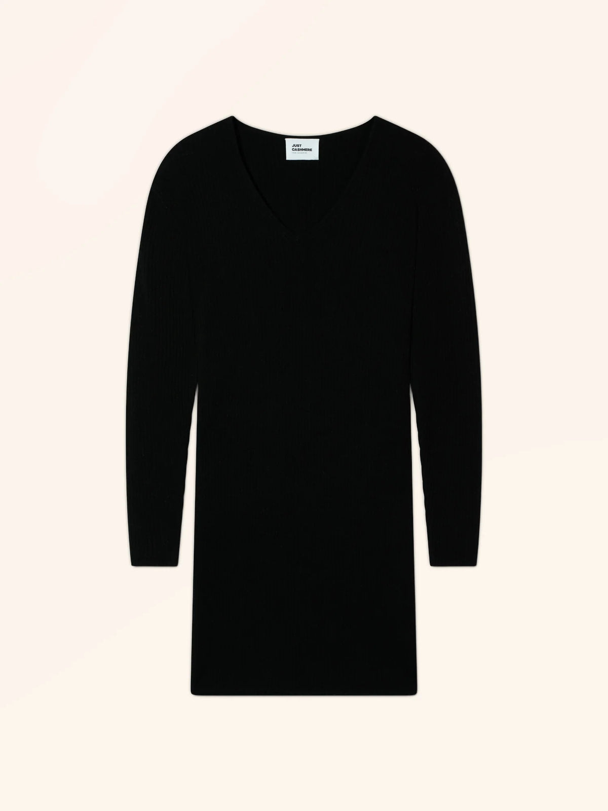 ANJA Kleid V-Ausschnitt Schwarz