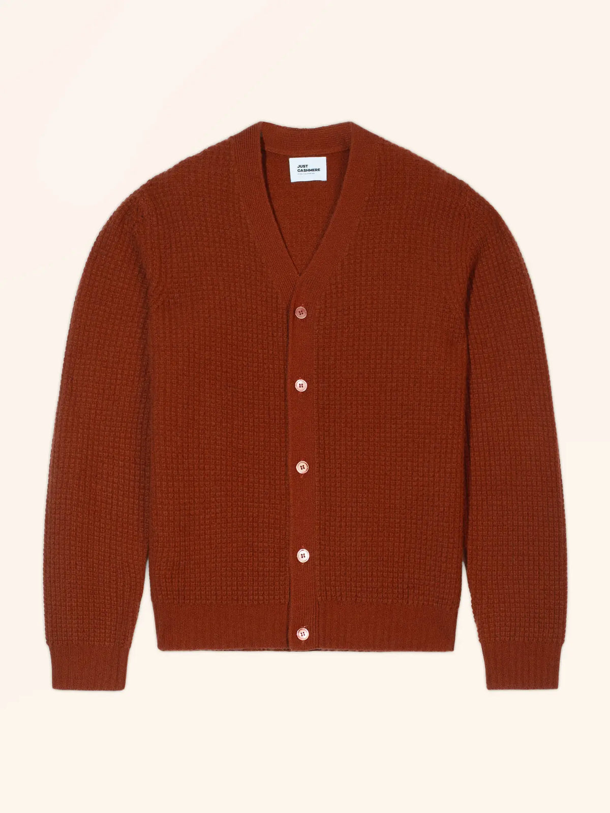 MYKE Cardigan Col V 4 Fils Écureuil