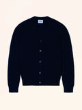 RYAN Strickjacke V-Ausschnitt 6-fädig Marineblau